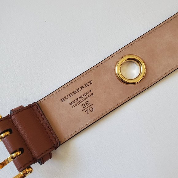 NEW Burberry Italian Eyelet Grommet Leather Belt main image 6